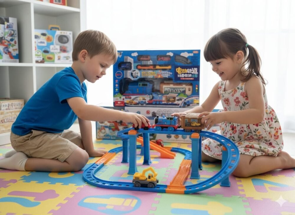 DIY Electric Railway Scene Train Set