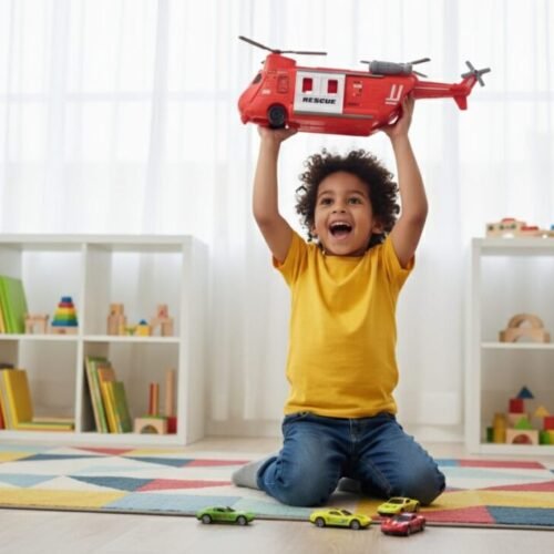 Hot Wheels City – 2-in-1 Transport Aircraft Rescue Playset