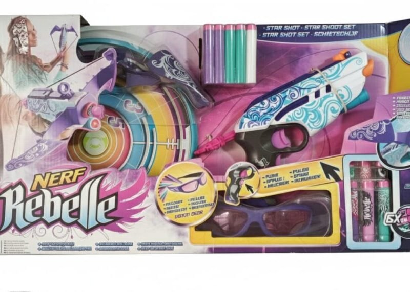 NERF Rebelle Star Shot Set: Bow, Blaster & Vision Gear