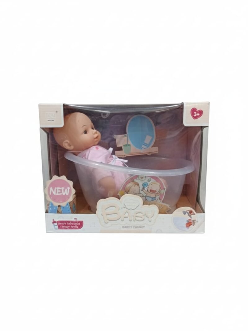 Happy Family Baby Doll Bathtub Playset