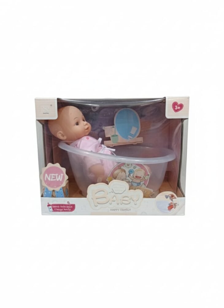 Happy Family Baby Doll Bathtub Playset