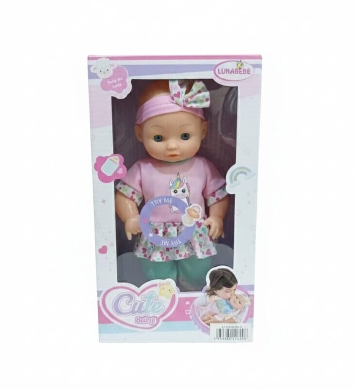 LUNABEBE Cute Baby Unicorn Doll