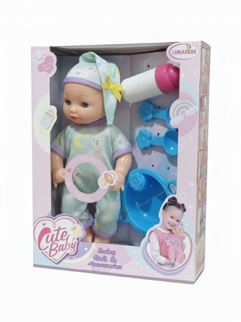 LunaBebe "Cute Baby" Doll & Accessories Set