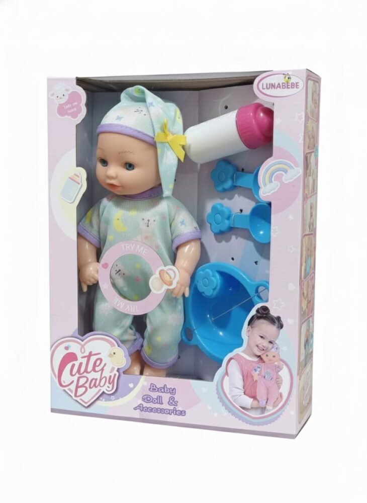 LunaBebe "Cute Baby" Doll & Accessories Set