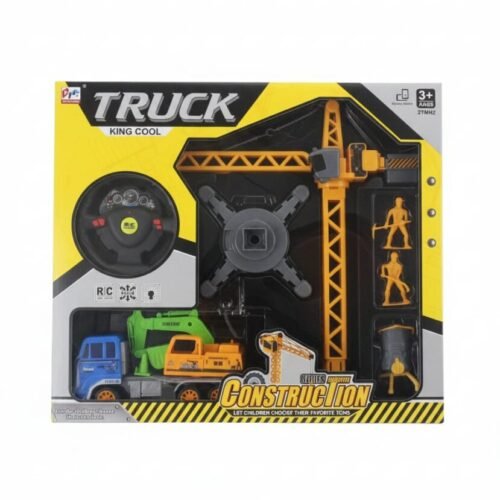 WhatsApp Image 2025-11-16 at 8.37.33 AM RC "King Cool" Construction Truck and Crane Playset