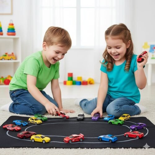 Massive 20-Piece Alloy Friction Racing Car Set