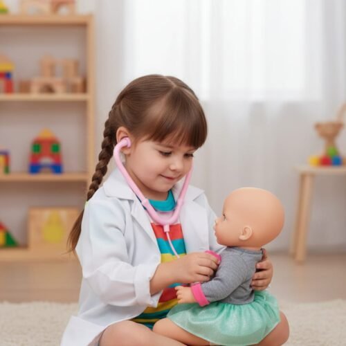 Baby Doctor Doll Playset
