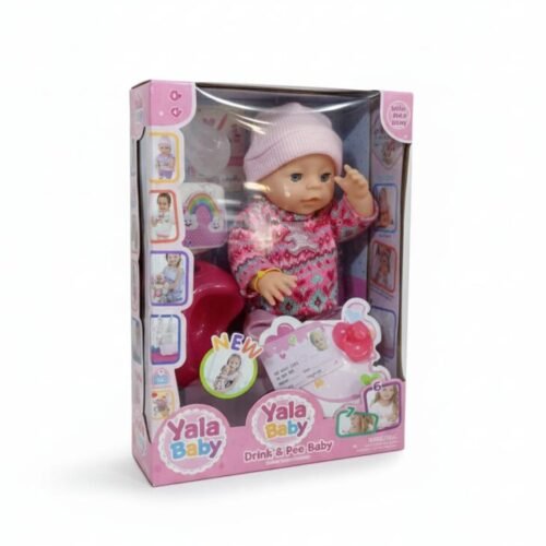 Yala Baby "Drink & Pee" Cozy Sweater Doll Playset