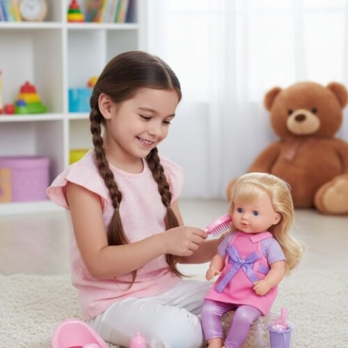BABY The Club "My Cute Doll" Styling & Nurturing Playset