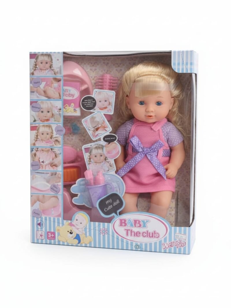 BABY The Club "My Cute Doll" Styling & Nurturing Playset