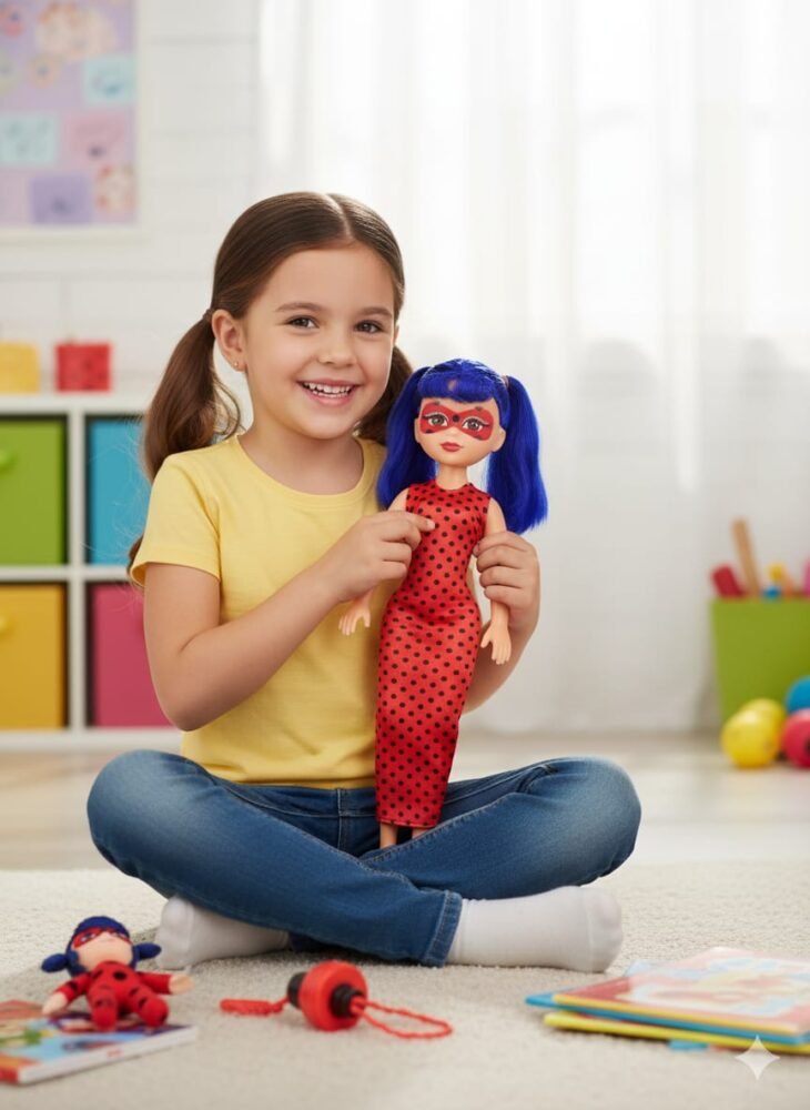 Ardona Miraculous Ladybug Style Fashion Doll