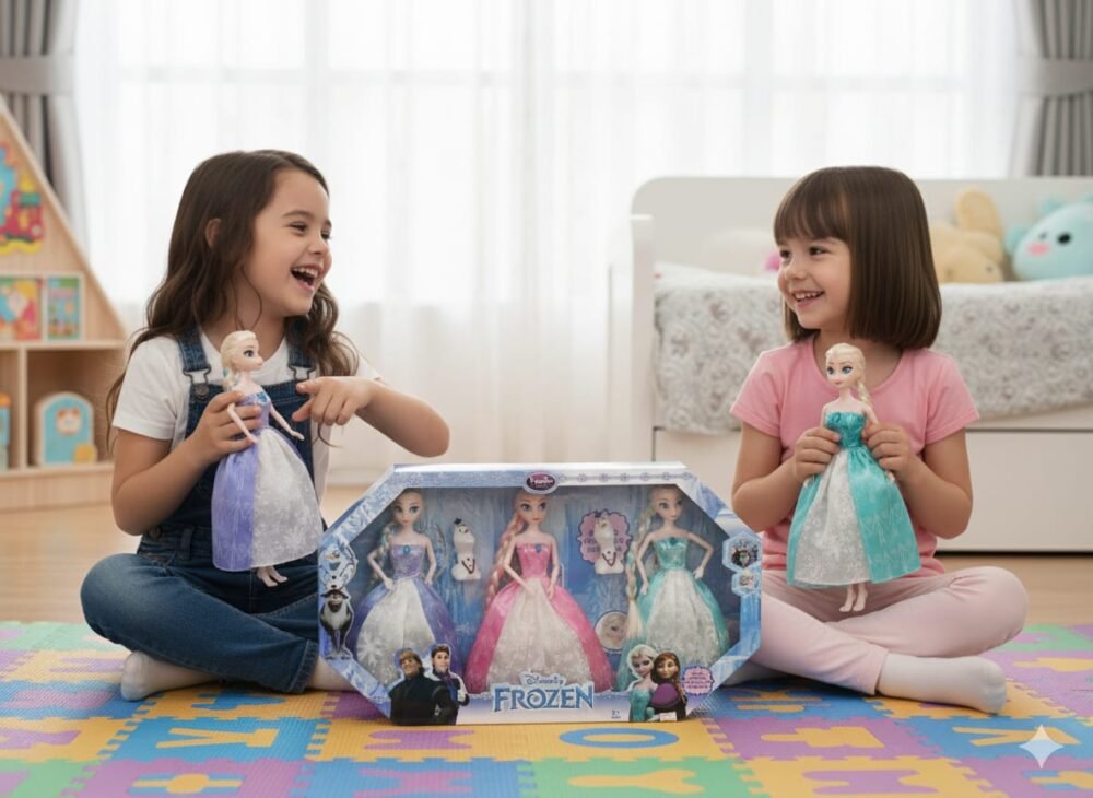 Triple Princess Dream Doll Collection with Olaf Accessories