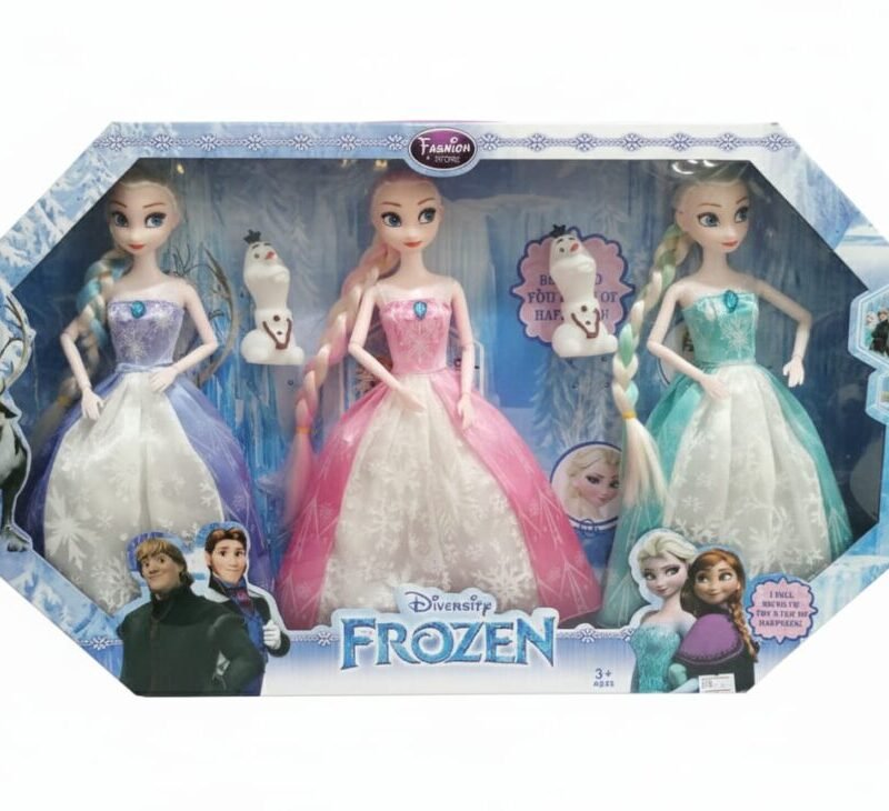 Triple Princess Dream Doll Collection with Olaf Accessories