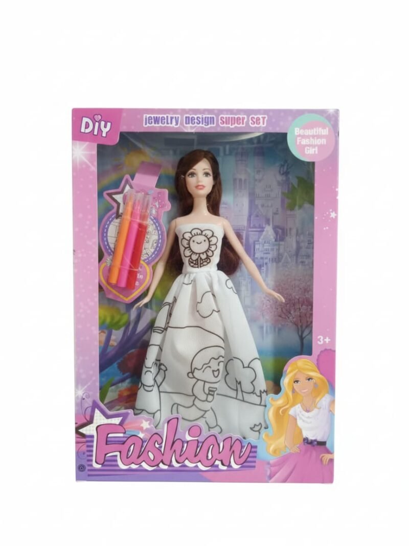 DIY Color & Design Fashion Doll Super Set