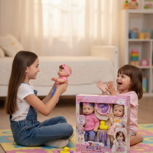 Your First Doll From Mommy - Funny Time Baby Doll Set