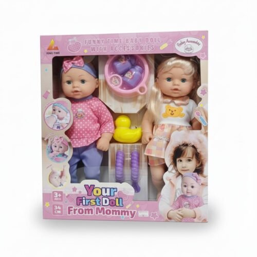 Your First Doll From Mommy - Funny Time Baby Doll Set