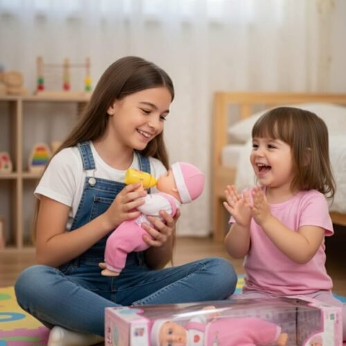 WhatsApp Image 2025-11-18 at 12.15.24 PM Dobo Baby Talking Doll in Pink Overalls