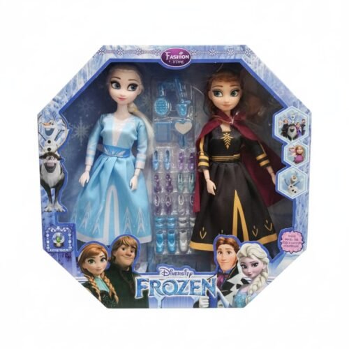 Elsa and Anna Sister Dolls Adventure Set with Fashion Accessories