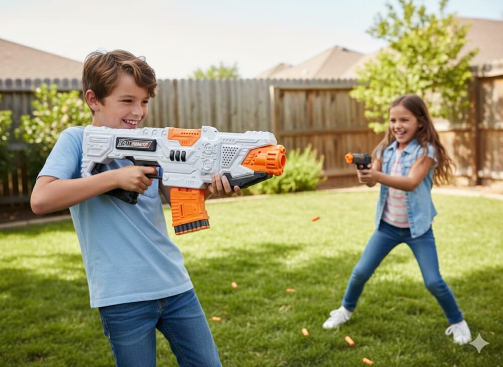 Fast Pioneer Electric Blaster – The Ultimate Foam Bullet Shooting Game