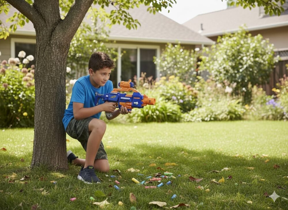 NERF Zombie Strike Hammershot Blaster