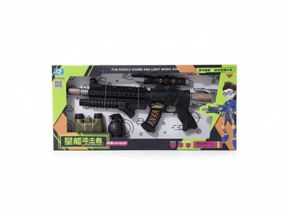 Energy Impact Blaster: Fun Puzzle Sound and Light Music Gun