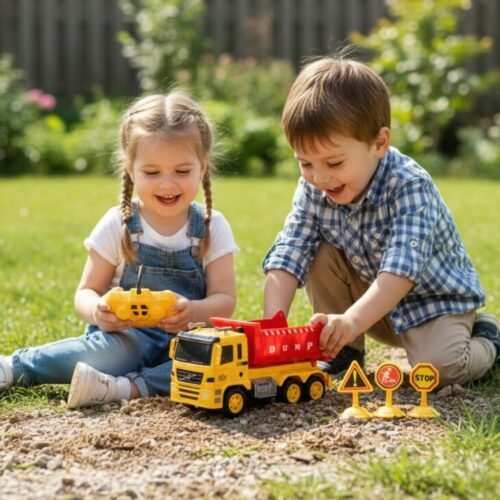 R/C City Builder Dump Truck Set