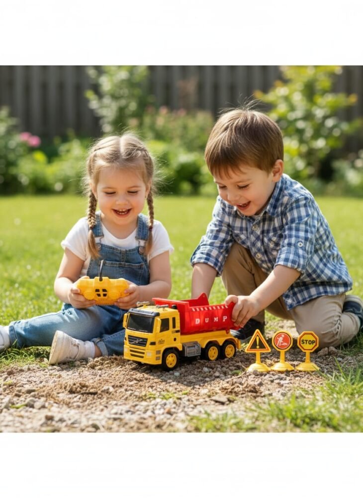R/C City Builder Dump Truck Set