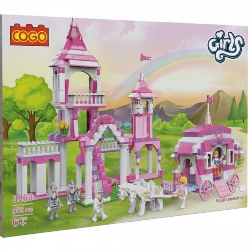 COGO Girls Princess Castle Building Blocks Set (555 Pcs)