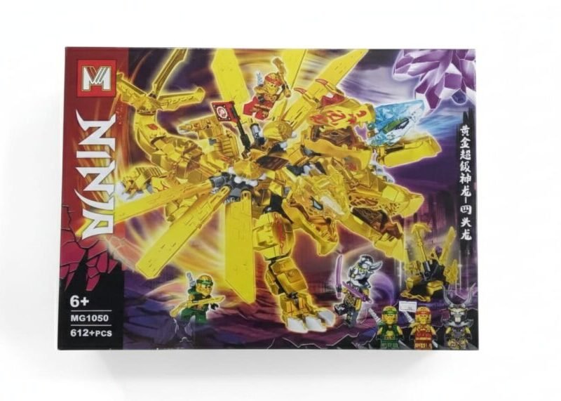 Unleash the Power of the Golden Dragon Mech: MG Ninja Building Set