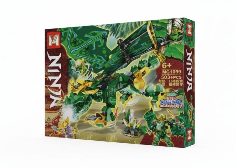 Command the Storm: The MG Ninja Green Dragon & Mech Battle Set