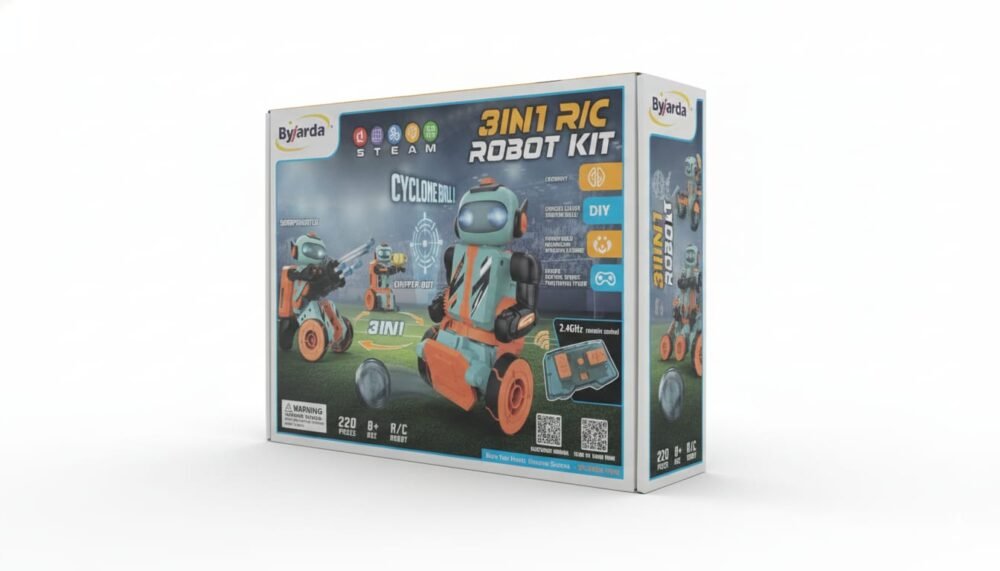 The Byjarda 3-in-1 R/C Robot Kit