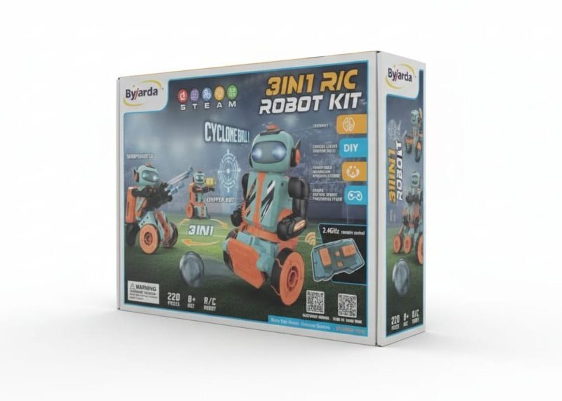 The Byjarda 3-in-1 R/C Robot Kit