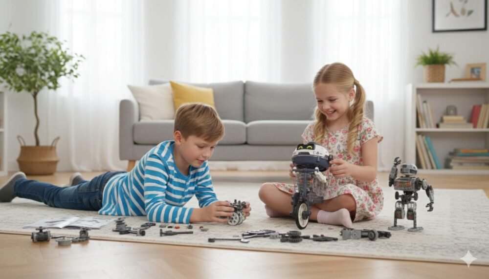 The Byjarda 6-in-1 Mechanical Gyro Robot Kit