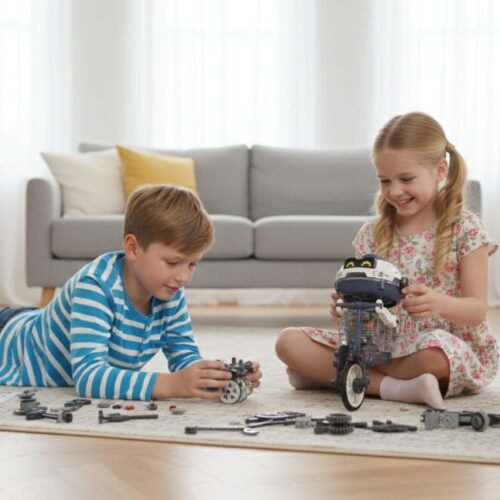 The Byjarda 6-in-1 Mechanical Gyro Robot Kit