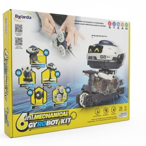 The Byjarda 6-in-1 Mechanical Gyro Robot Kit