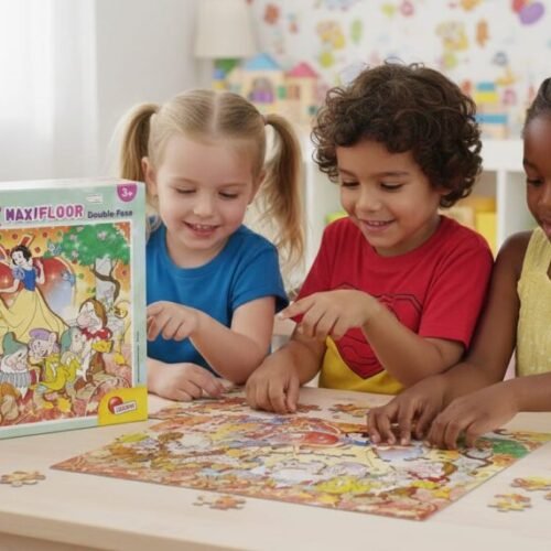 Snow White and the Seven Dwarfs MAXIFLOOR Double-Face Puzzle - 24 Pieces