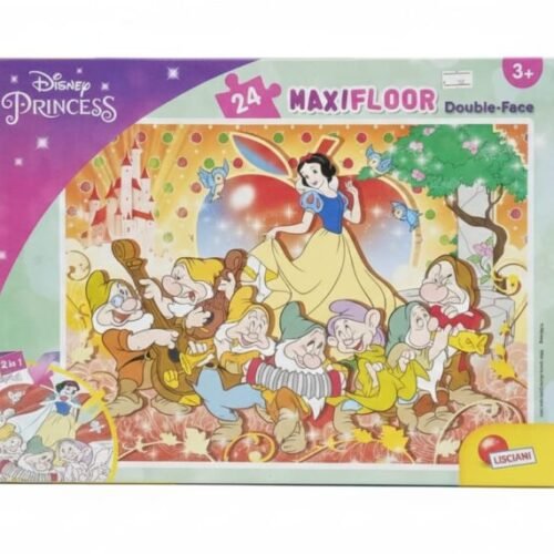 Snow White and the Seven Dwarfs MAXIFLOOR Double-Face Puzzle - 24 Pieces