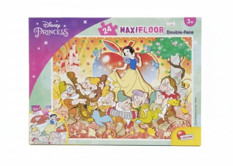 Snow White and the Seven Dwarfs MAXIFLOOR Double-Face Puzzle - 24 Pieces