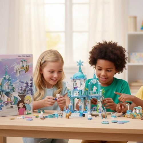 Enchanting Fairytale Dream Ice Palace Building Block Set