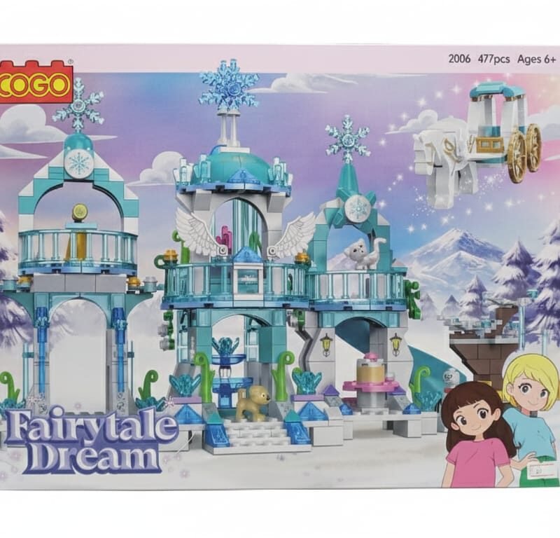 Enchanting Fairytale Dream Ice Palace Building Block Set