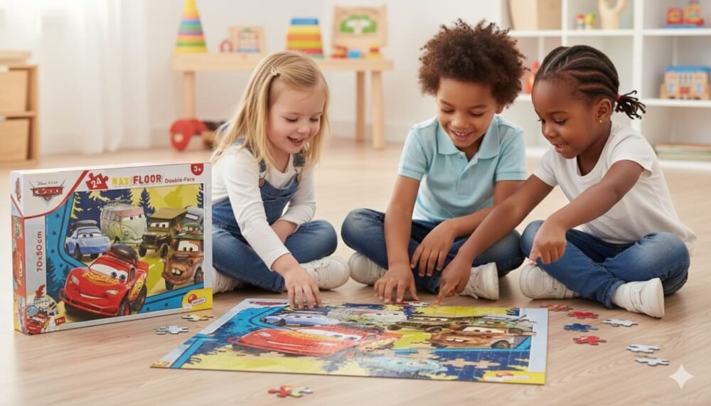 Disney Pixar Cars MAXIFLOOR Double-Face Puzzle - 24 Pieces