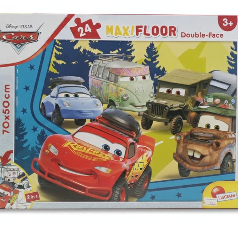 Disney Pixar Cars MAXIFLOOR Double-Face Puzzle - 24 Pieces