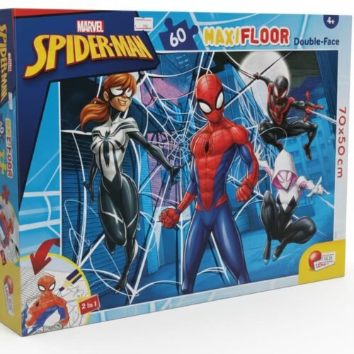 Marvel Spider-Man MAXIFLOOR Double-Face Puzzle - 60 Pieces