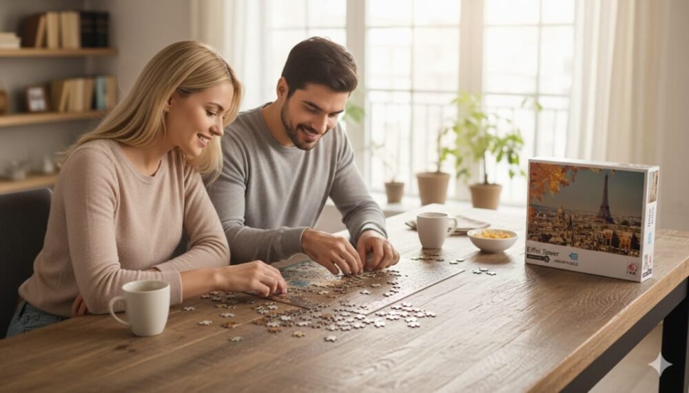 Eiffel Tower Jigsaw Puzzle - 1000 Pieces of Parisian Charm