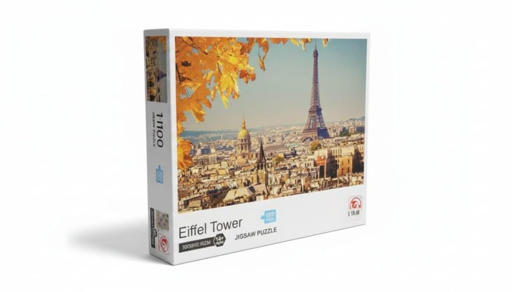 Eiffel Tower Jigsaw Puzzle - 1000 Pieces of Parisian Charm