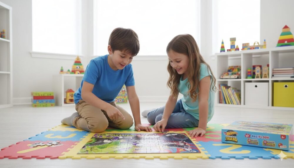 Hot Wheels Monster Trucks MAXIFLOOR Puzzle (24 Pieces)