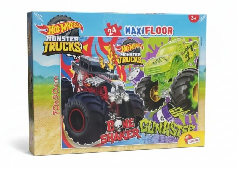 Hot Wheels Monster Trucks MAXIFLOOR Puzzle (24 Pieces)