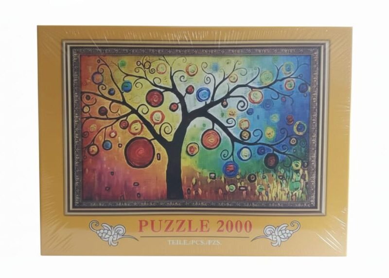 Challenging 2000-Piece Abstract Tree Jigsaw Puzzle
