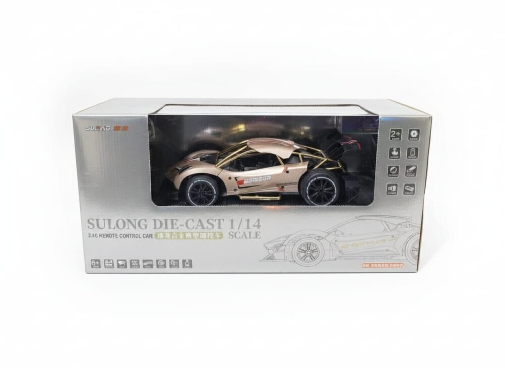 Ultimate Die-Cast 1:14 Scale 2.4G R/C Racing and Police Car