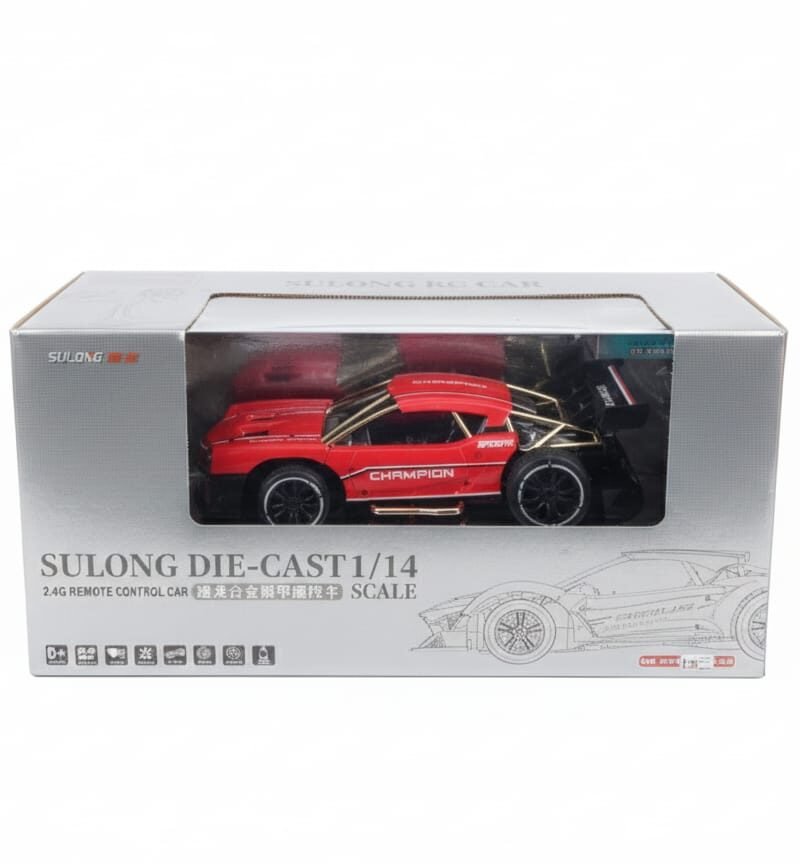 Ultimate Die-Cast 1:14 Scale 2.4G R/C Racing and Police Car